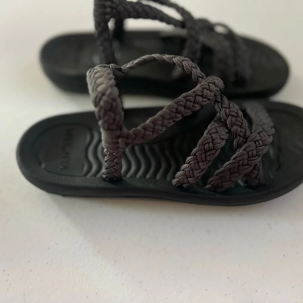MEGNYA Women's Comfortable Walking Hiking Sandals Arch Support Sz 6 Gray - Picture 1 of 8